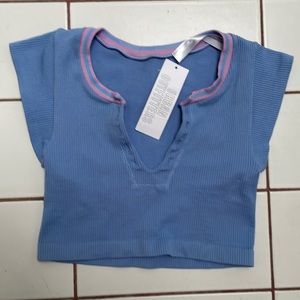 Urban Outfitters Blue Go For Gold Tank Top